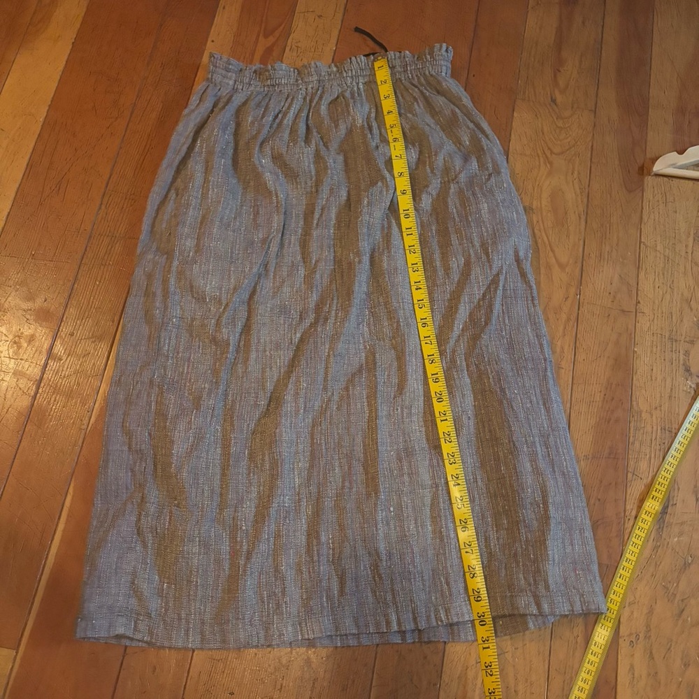 Vintage Royal Silk silk and cotton midi skirt - Picture 7 of 7